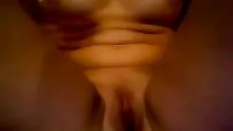 Masturbating Teen with Tight Clit & Big Tits