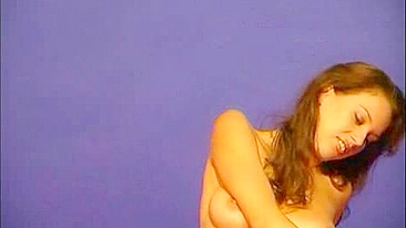 Tall Tight Brunette Solo Masturbation with Dildo and Heels