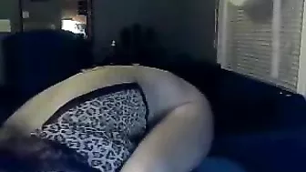 Masturbating Emo Teen with Tight Pussy and Small Tits on Webcam