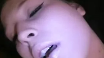 Masturbating Babe Gives Him Mind-blowing BJ with Cumshot!