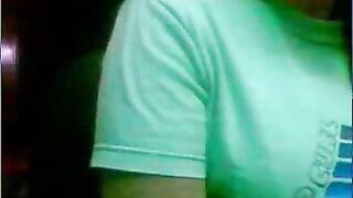 Busty Masturbation Webcam Show with Big Natural Tits and Finger Play