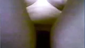 Busty Masturbation Webcam Show with Big Natural Tits and Finger Play