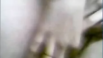 Busty Masturbation Webcam Show with Big Natural Tits and Finger Play