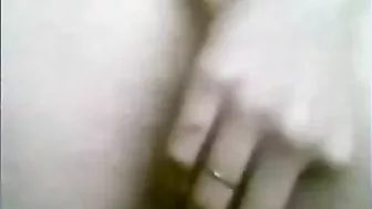 Busty Masturbation Webcam Show with Big Natural Tits and Finger Play