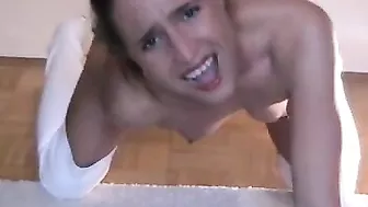 Masturbating with Leather Boots and Small Tits Masturbating with Leather Boots and Small Tits