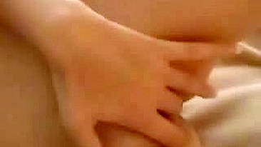 Brunette Teen Solo Masturbation with Big Tits and Shaved Pussy