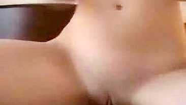 Brunette Teen Solo Masturbation with Big Tits and Shaved Pussy