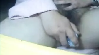 Hairy Pussy Masturbation with Big Tits & Dildos - Bbw Webcam Solo