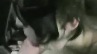 Masturbating Brunette Threesome on Public Road Trip with Big Dicks and Pussy