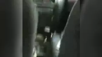 Masturbating Brunette Threesome on Public Road Trip with Big Dicks and Pussy