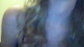 Blonde Dutch Cam Girl Solo Masturbation in Lingerie and Pantyhose