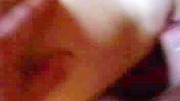 Shaved Brunette Fingers Pussy Wet for Cumshot Masturbation