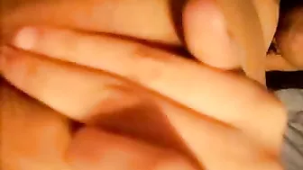 Tight Young Teen Strips & Fingers Pussy for Solo Masturbation