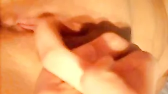 Tight Young Teen Strips & Fingers Pussy for Solo Masturbation