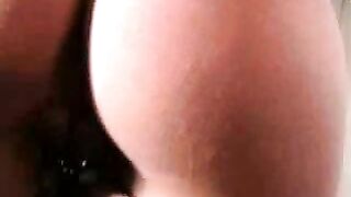 Masturbating Wife Sultry Striptease for Hubby with Big Tits and Boots