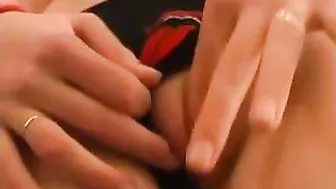 Busty Blonde Amateur Solo Masturbation with Dildo