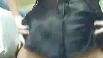 Massive Orgasm with Busty Brunette Teen Masturbating with Dildo and Rubbing Pussy