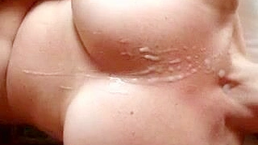 Mature Wife Busty Masturbation with Dildos and Cumshot!