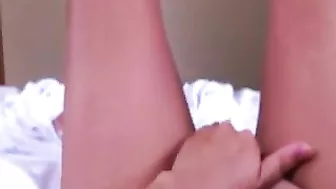 Masturbating with Ex-GF Homemade Porn - Amateur College Girl Solo Rub