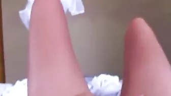 Masturbating with Ex-GF Homemade Porn - Amateur College Girl Solo Rub