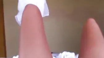 Masturbating with Ex-GF Homemade Porn - Amateur College Girl Solo Rub