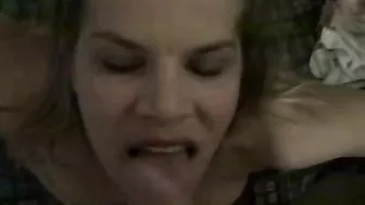 Busty Wife Masturbation Cumshot Facial - Homemade Porn