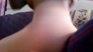 College Girl Dildo Play and Big Boob Masturbation for Him!