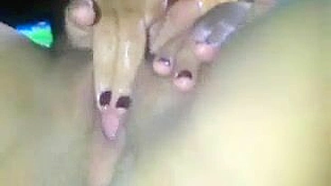 Amateur Latina Masturbates with Dildo in Homemade Video