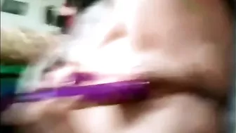 Massive Tits & Vibrators - Busty Brunette Amateur Masturbation!