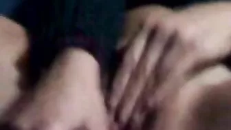 Amateur Italian Latina MILF Masturbates with Dildo and Boots in Homemade Video!