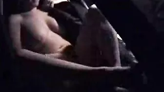 Masturbating Wife Public Orgasm in Car with Big Tits & Busty Fingers!