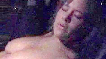 Masturbating Wife Public Orgasm in Car with Big Tits & Busty Fingers!