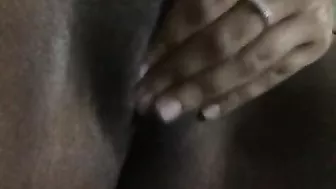 Amateur Ebony Fingered Pussy Rubbing Homemade Masturbation