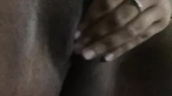 Amateur Ebony Fingered Pussy Rubbing Homemade Masturbation