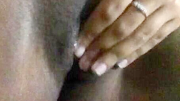 Amateur Ebony Fingered Pussy Rubbing Homemade Masturbation