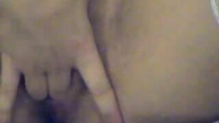 Masturbation Fever with Young Teen in Lingerie and Stockings