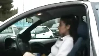 Car Fetish Couple Public Masturbation Exhibition