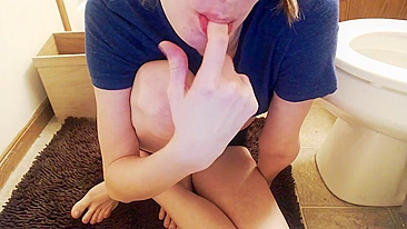 Masturbation Session with Petite Teen Slim Tight Legs Fingering Amateur College