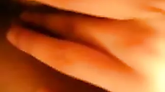 Horny Girlfriend Solo Masturbation with Clit Rubbing and Wet Pussy