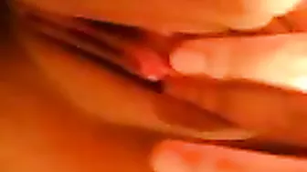 Horny Girlfriend Solo Masturbation with Clit Rubbing and Wet Pussy