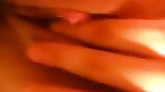 Horny Girlfriend Solo Masturbation with Clit Rubbing and Wet Pussy