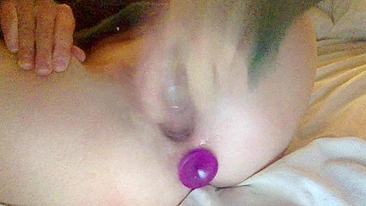 Masturbation Madness with Amateur Anal Plug Play!