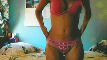 Tight Teen Strips & Masturbates Solo in Pretty Porn