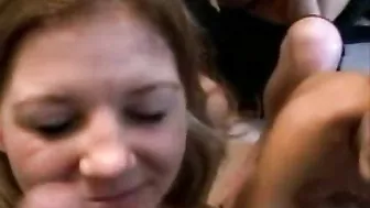 Masturbation Party with Nintendo - Explosive Cumshots and Blowjobs!