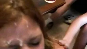 Masturbation Party with Nintendo - Explosive Cumshots and Blowjobs!