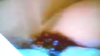 Masturbating Ex-GF in the Bathtub with Big Boobs and Cum!