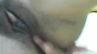 Massive Ebony Pussy Masturbates with Fingers, Clitoris & Spread Lips!