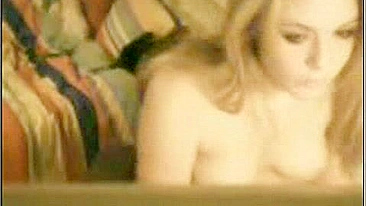Blonde College Girl Masturbation Webcam Striptease for Tuition Cash!