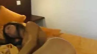 Masturbation Heaven - Brunette Babe Solo Pleasure in Lingerie and Thong