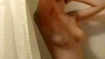 Red Hot Masturbation - Tiny Teen Perfect Pussy in the Shower